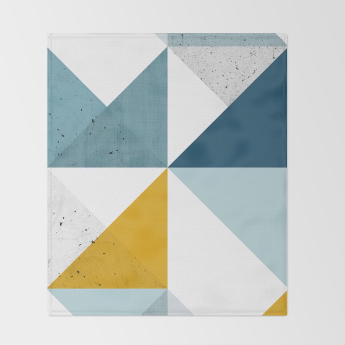 Modern Geometric 18 Throw Blanket Gallery Image 2