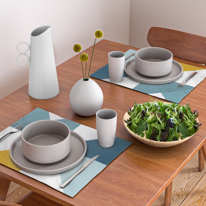 Modern Geometric 18 Placemat Gallery Image 2