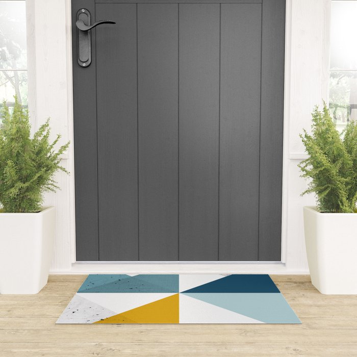 Modern Geometric 18 Welcome Mat Gallery Image 3