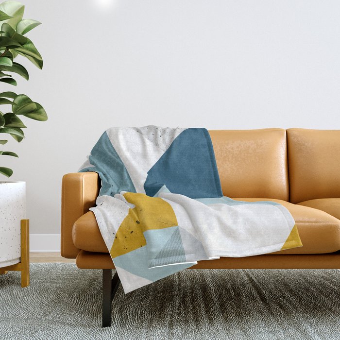 Modern Geometric 18 Throw Blanket