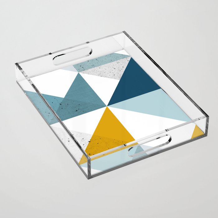 Modern Geometric 18 Acrylic Tray Gallery Image 1