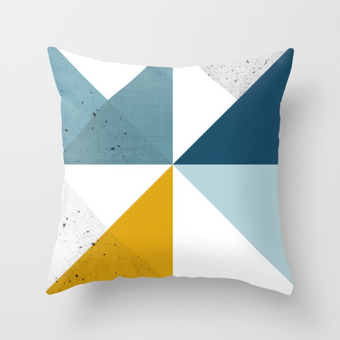 Modern Geometric 18 Throw Pillow Gallery Image 6