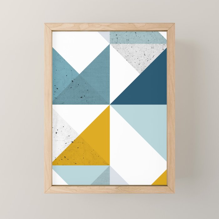 Modern Geometric 18 Mini Art Print Gallery Image 1