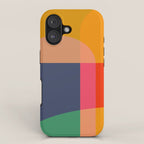 Mid Mod Color Block iPhone Case Gallery Image 1