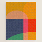 Mid Mod Color Block Jigsaw Puzzle Gallery Image 1