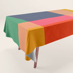 Mid Mod Color Block Tablecloth Gallery Image 1