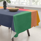 Mid Mod Color Block Tablecloth Gallery Image 3