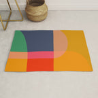 Mid Mod Color Block Rug Gallery Image 1
