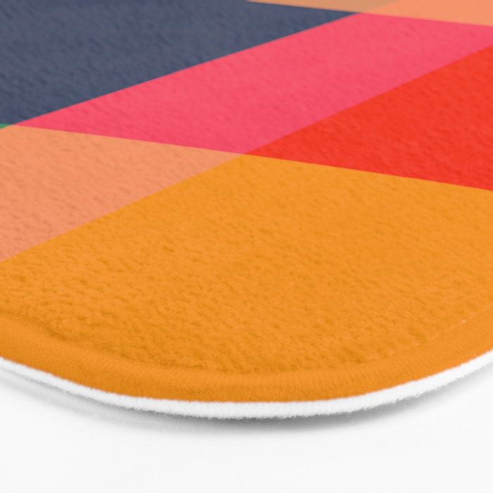 Mid Mod Color Block Bath Mat Gallery Image 3