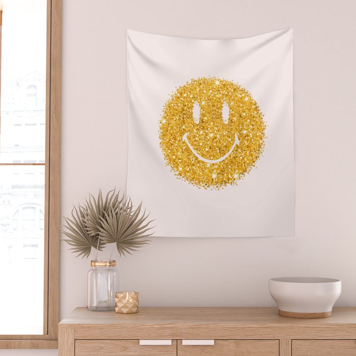 Happy Glitter Wall Tapestry Gallery Image 2