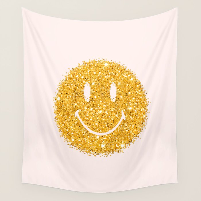 Happy Glitter Wall Tapestry Gallery Image 4