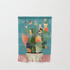 Cactus and  Birds 2 Wall Hanging Gallery Image 1
