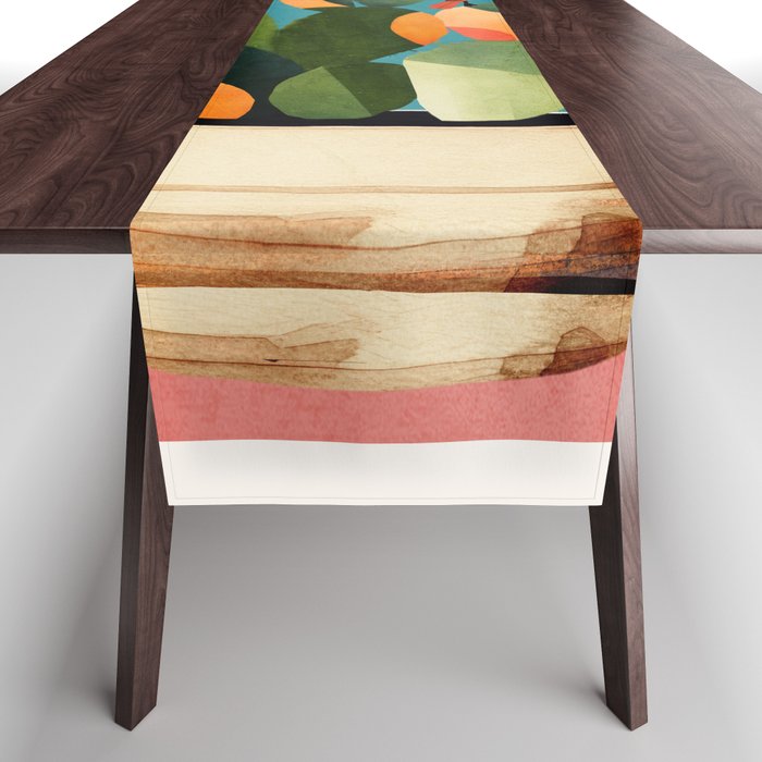 Cactus and  Birds 2 Table Runner Gallery Image 1