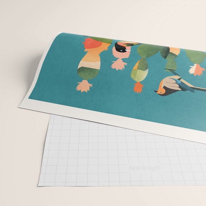 Cactus and  Birds 2 Wrapping Paper Gallery Image 2