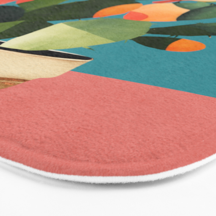 Cactus and  Birds 2 Bath Mat Gallery Image 3