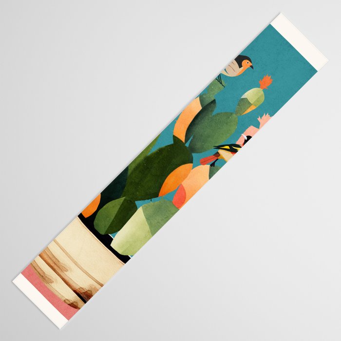 Cactus and  Birds 2 Table Runner Gallery Image 3