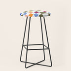 Colorful Mod Checkerboard Stool Gallery Image 1