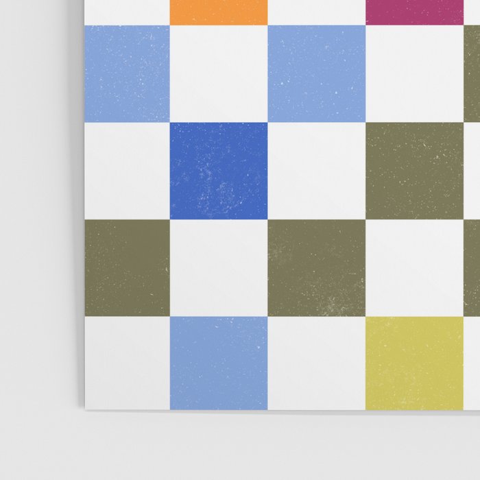 Colorful Mod Checkerboard Poster Gallery Image 3