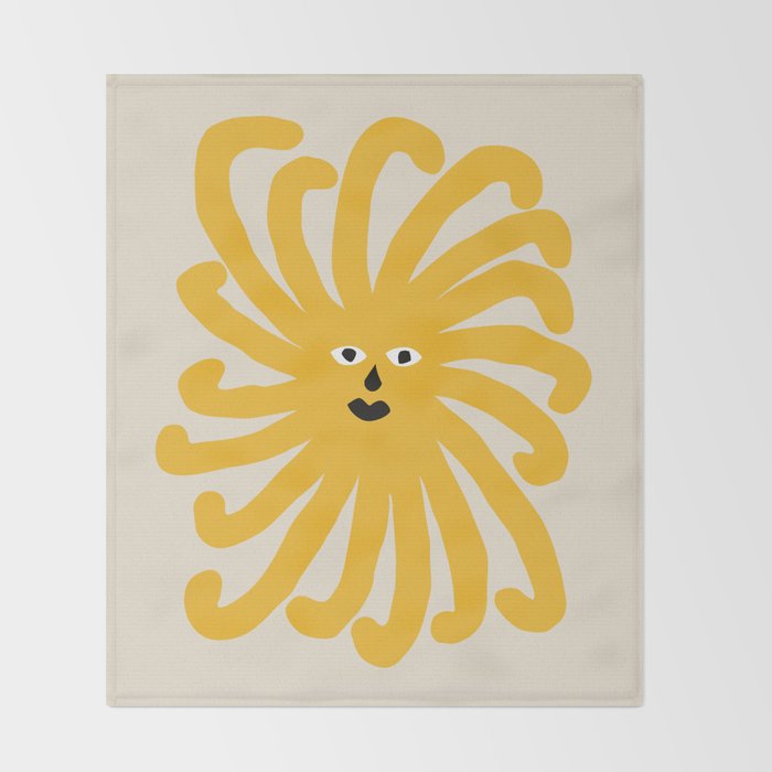 Seriously sunny Throw Blanket Gallery Image 2