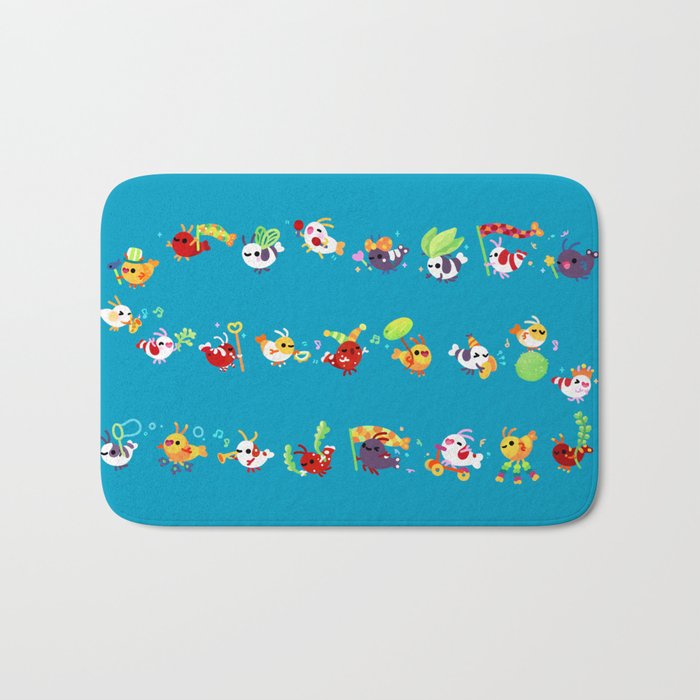 Shrimp march Bath Mat Gallery Image 1