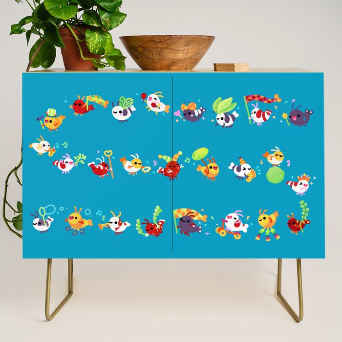 Shrimp march Credenza Gallery Image 1