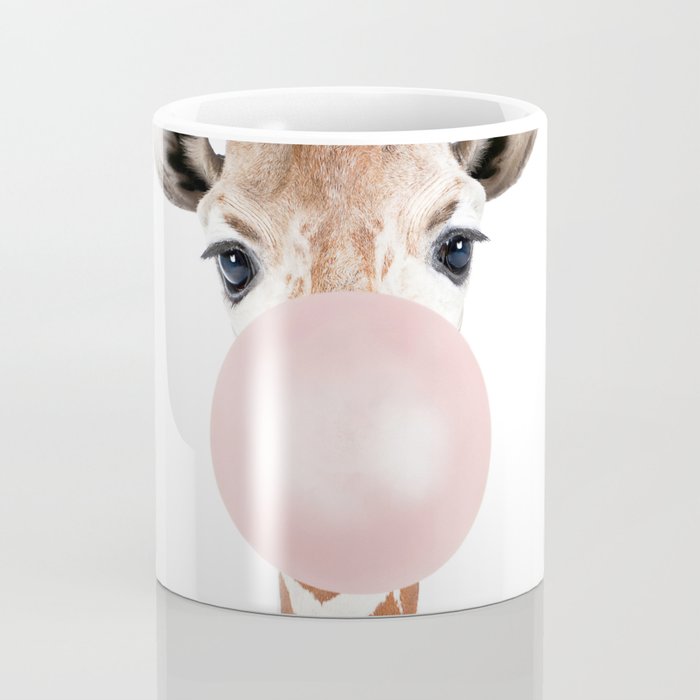 Bubble gum giraffe Coffee Mug Gallery Image 4