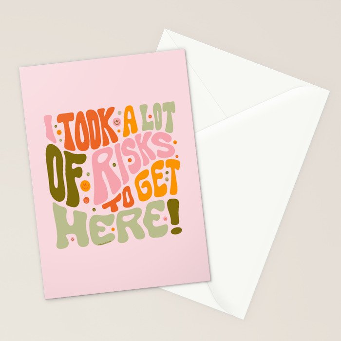 Took A Lot of Risks Stationery Card Gallery Image 2