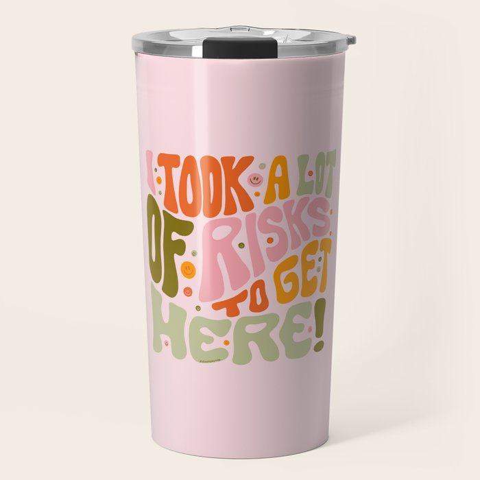 Took A Lot of Risks Travel Mug Gallery Image 1