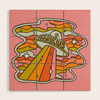 Aquarius UFO Wood Wall Art Gallery Image 1