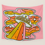 Aquarius UFO Wall Tapestry Gallery Image 4