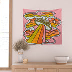 Aquarius UFO Wall Tapestry Gallery Image 2