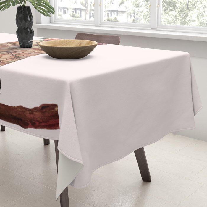 Owl with Flowers Tablecloth Gallery Image 3