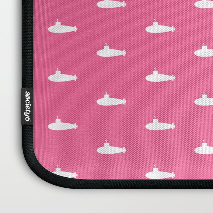 Tiny Submarines - Bright Pink Laptop Sleeve Gallery Image 3