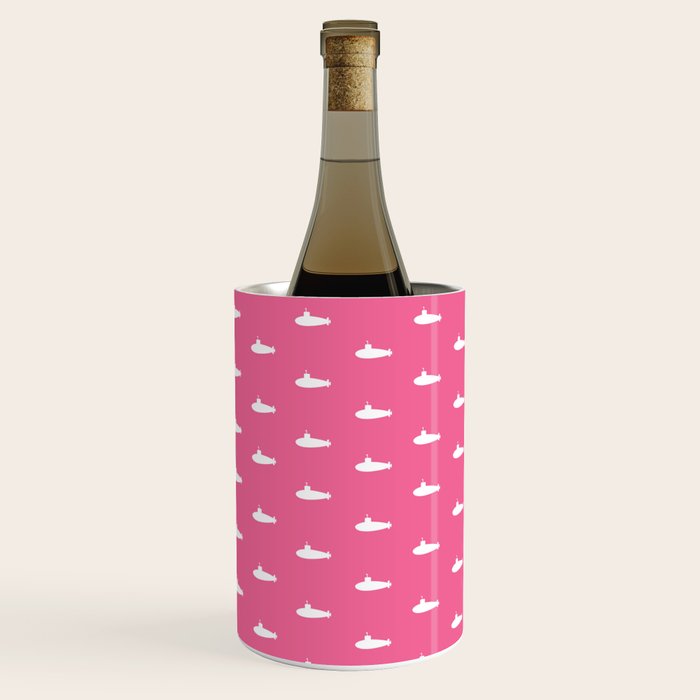 Tiny Submarines - Bright Pink Wine Chiller Gallery Image 2