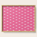 Tiny Submarines - Bright Pink Serving Tray Gallery Image 1