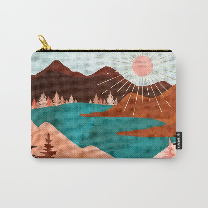 Retro Lake Carry All Pouch Gallery Image 1