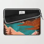 Retro Lake Laptop Sleeve Gallery Image 2