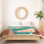 Retro Lake Duvet Cover Gallery Image 3