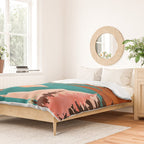 Retro Lake Duvet Cover Gallery Image 2