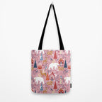 Colorful Scandinavian festive holiday animals Tote Bag Gallery Image 2