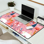 Colorful Scandinavian festive holiday animals Desk Mat Gallery Image 2