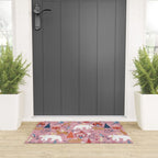 Colorful Scandinavian festive holiday animals Welcome Mat Gallery Image 3