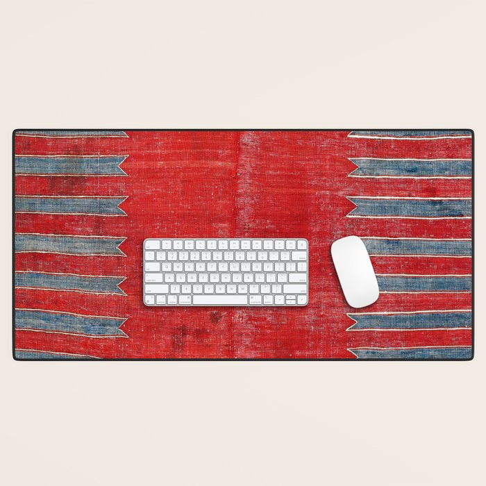 Yürük  Antique Manisa West Anatolian Kilim Print Desk Mat Gallery Image 1