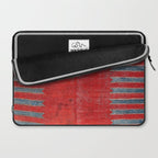 Yürük  Antique Manisa West Anatolian Kilim Print Laptop Sleeve Gallery Image 2