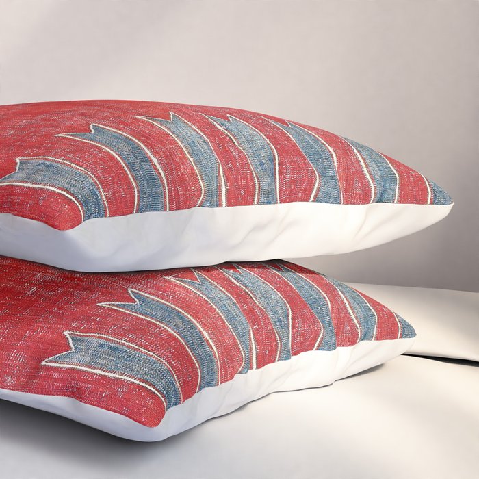 Yürük  Antique Manisa West Anatolian Kilim Print Pillow Sham Gallery Image 3