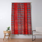 Yürük  Antique Manisa West Anatolian Kilim Print Window Curtain Gallery Image 5