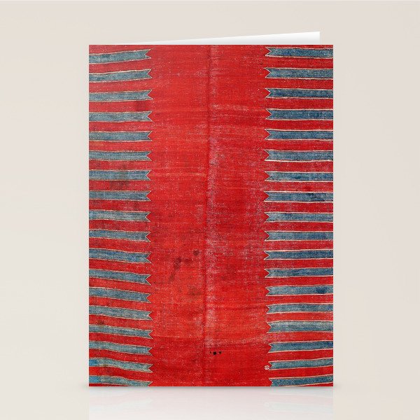 Yürük  Antique Manisa West Anatolian Kilim Print Stationery Card Gallery Image 1