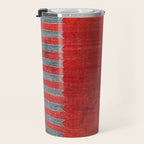 Yürük  Antique Manisa West Anatolian Kilim Print Travel Mug Gallery Image 3