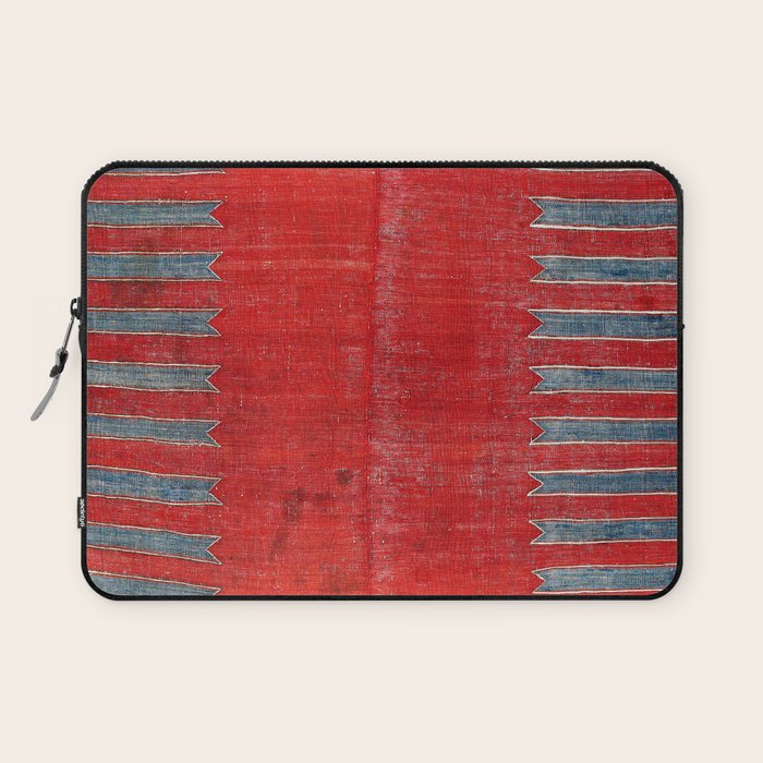 Yürük  Antique Manisa West Anatolian Kilim Print Laptop Sleeve Gallery Image 1