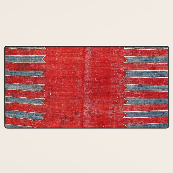 Yürük  Antique Manisa West Anatolian Kilim Print Desk Mat Gallery Image 3